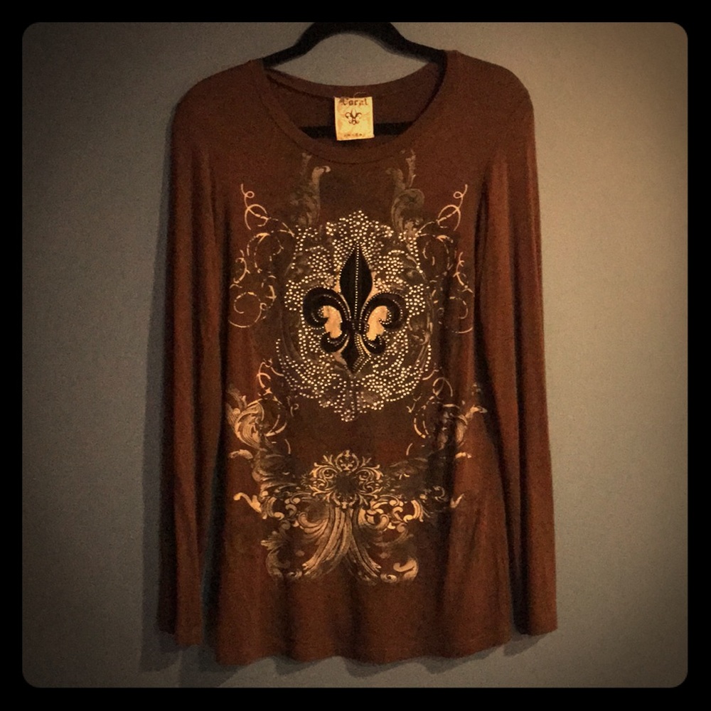 Vocal Western Brand Long Sleeve Tee